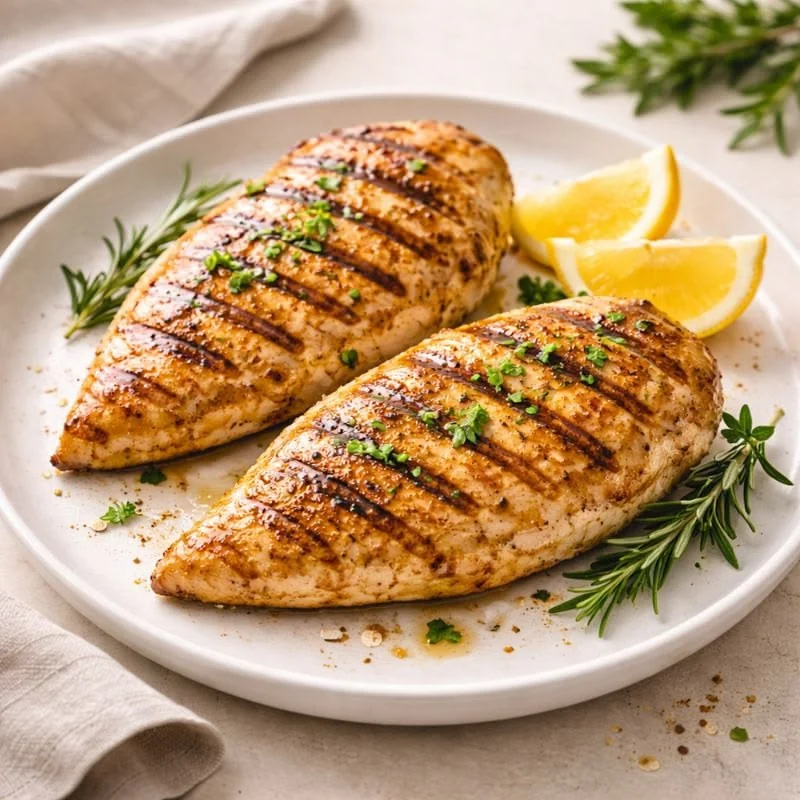 Filé de frango temperado com ervas na Air Fryer